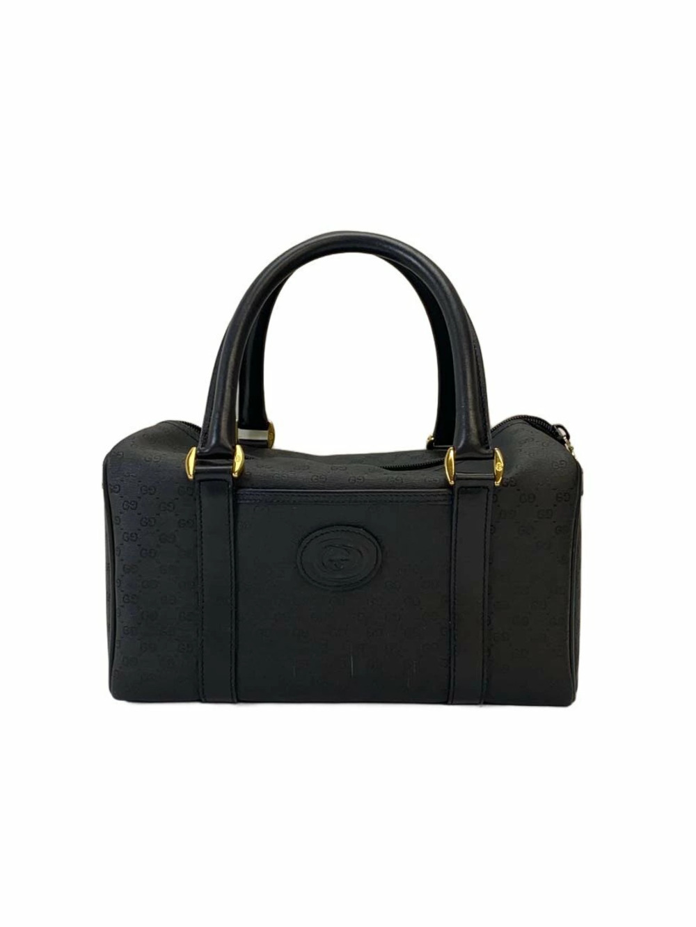 Gucci Boston bag black GG monogram